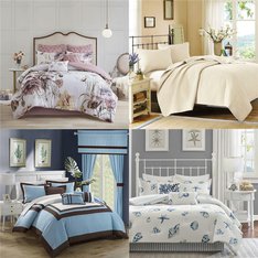Pallet - 22 Pcs - Bedding Sets - Like New - Private Label Home Goods, Chic Home, Madison Park, RIVERBROOK HOME