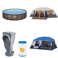 12 Pallets - 291 Pcs - Camping & Hiking, Patio, Unsorted, Pools & Water Fun - Customer Returns - Ozark Trail, Coleman, E-Z UP, Igloo