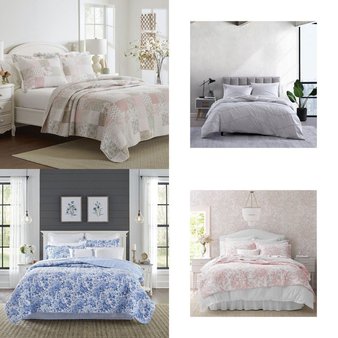 Pallet – 52 Pcs – Bedding Sets – Like New – Madison Park, Casual Comfort, Laura Ashley, Home Essence