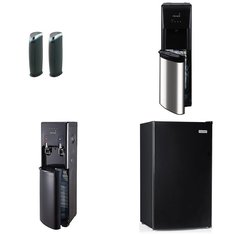 Pallet - 7 Pcs - Bar Refrigerators & Water Coolers, Refrigerators, Humidifiers / De-Humidifiers - Customer Returns - Primo, Igloo, Germ Guardian