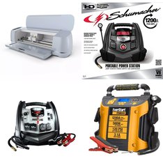 Pallet - 64 Pcs - Power, Automotive Accessories - Damaged / Missing Parts / Tested NOT WORKING - Schumacher, EverStart, Schumacher Electric, Stanley