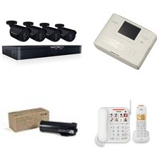 Pallet - 262 Pcs - Ink, Toner, Accessories & Supplies, Cordless / Corded Phones, Security & Surveillance - Open Box Customer Returns - HP, EPSON, VTECH, Green Project