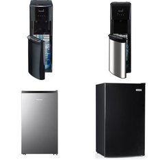Pallet - 6 Pcs - Bar Refrigerators & Water Coolers, Refrigerators - Customer Returns - Igloo, Primo Water, HISENSE, Primo