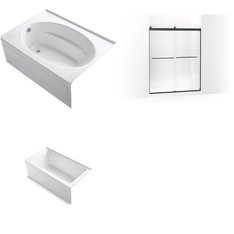 Pallet - 3 Pcs - Kitchen & Bath Fixtures, Bath - Customer Returns - Kohler