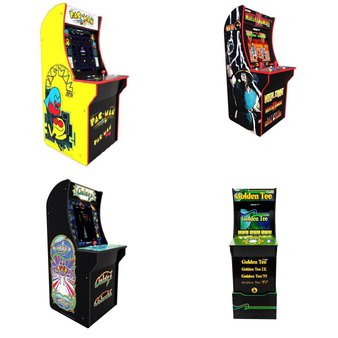 3 Pallets – 15 Pcs – Video Game Consoles – Game Room – Customer Returns – ARCADE1up