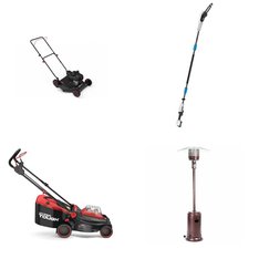 Pallet - 8 Pcs - Mowers, Hedge Clippers & Chainsaws, Leaf Blowers & Vaccums, Patio & Outdoor Lighting / Decor - Customer Returns - Hyper Tough, Hart, HyperTough, Well Traveled Living