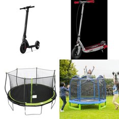 Pallet - 6 Pcs - Powered, Trampolines - Customer Returns - Razor, Razor Power Core, Sportspower, Jetson