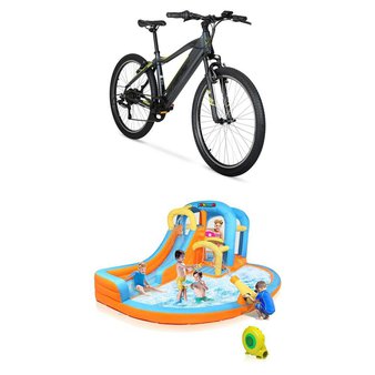 Pallet – 6 Pcs – Cycling & Bicycles, Patio & Outdoor Lighting / Decor, Outdoor Play, Exercise & Fitness – Customer Returns – Hyper Bicycles, Outdoor Basic, JOYMOR, UREVO