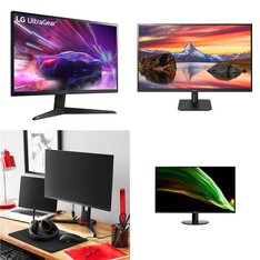 Pallet - 32 Pcs - Monitors - Customer Returns - Onn, LG, ACER, DELL