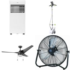 CLEARANCE! Pallet - 31 Pcs - Humidifiers / De-Humidifiers, Fans, Food Processors, Blenders, Mixers & Ice Cream Makers, Air Conditioners - Overstock - Mainstays, Lasko, Hamilton Beach