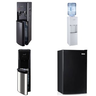 Pallet – 8 Pcs – Bar Refrigerators & Water Coolers, Freezers, Humidifiers / De-Humidifiers, Refrigerators – Customer Returns – Primo, HISENSE, Honeywell, Primo Water