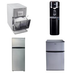 Pallet - 8 Pcs - Bar Refrigerators & Water Coolers, Refrigerators, Freezers, Ice Makers - Customer Returns - Galanz, Frigidaire, Great Value, HISENSE