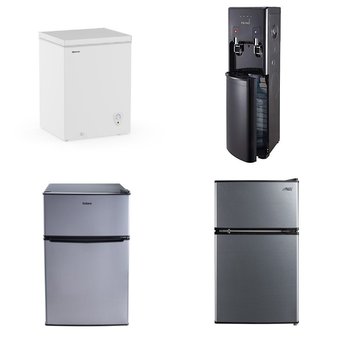 Pallet – 8 Pcs – Bar Refrigerators & Water Coolers, Freezers, Refrigerators – Customer Returns – Galanz, Arctic King, HISENSE, Primo