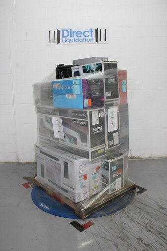 6 Pallets – 123 Pcs – Speakers, Portable Speakers – Tested NOT WORKING – Ion, LG, Samsung, Onn