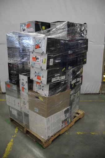 Pallet – 34 Pcs – Receivers, CD Players, Turntables, Drones & Quadcopters Vehicles – Tested NOT WORKING – Blackweb, Protocol, LG, Onn