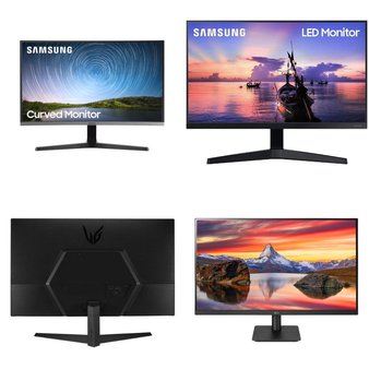 CLEARANCE! Pallet – 45 Pcs – Monitors – Customer Returns – Onn, LG, ACER, Samsung
