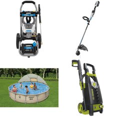 Pallet - 13 Pcs - Pressure Washers, Storage & Organization, Trimmers & Edgers, Pools & Water Fun - Customer Returns - Hyper Tough, Hart, Sun Joe, Coleman