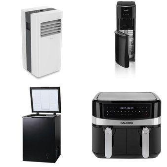 Pallet – 12 Pcs – Microwaves, Freezers, Kitchen & Dining – Open Box Customer Returns – Hamilton Beach, Arctic King, Midea, Ninja