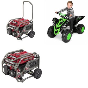 Pallet – 5 Pcs – Generators, Vehicles – Customer Returns – Black Max, YAMAHA