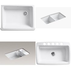 Pallet - 9 Pcs - Hardware, Kitchen & Bath Fixtures - Customer Returns - Kohler, Blanco, ELKAY