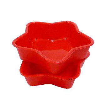 35 Pcs – The Kitchen Haven Silicone Molds For Baking Cake 4th July Prep and Serve Bowls, Star Red, Set of 2 (Dishwasher Safe) – New, Like New – Retail Ready