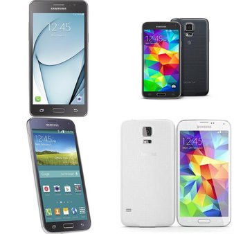 12 Pcs – Samsung Galaxy S5 Smartphones – Tested Not Working – Models: WFMSAS550TGP5, STSAS903VCPWP, TWSAS902CPWP, SMSAS550TGP5