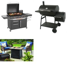 Pallet - 3 Pcs - Grills & Outdoor Cooking, Patio - Customer Returns - Expert Grill, North Atlantic Imports, Mainstays