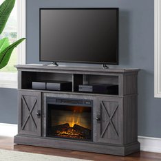 Flash Sale! 3 Pallets - 25 Pcs - Whalen WMFP54EC-26GR Fireplace Console for TVs up to 65