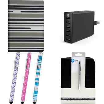 CLEARANCE! 1000 Pcs – Electronics Accessories – Customer Returns – Onn, Blackweb, Accellorize, Incipio