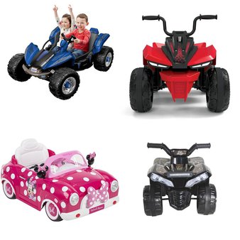 Pallet – 4 Pcs – Vehicles – Customer Returns – Disney, Adventure Force, Realtree, Power Wheels