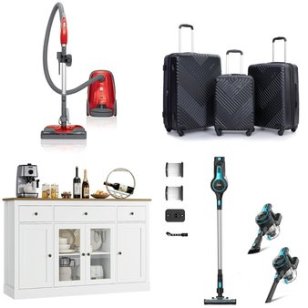 Pallet – 10 Pcs – Unsorted, Vacuums, Living Room, Luggage – Customer Returns – INSE, Kenmore, Ktaxon, Travelhouse