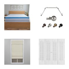 3 Pallets - 203 Pcs - Curtains & Window Coverings, Decor, Kitchen & Dining, Rugs & Mats - Like New or New Customer Returns - JC Penney