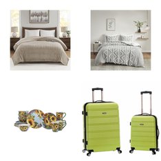 3 Pallets - 499 Pcs - Curtains & Window Coverings, Decor, Kitchen & Dining, Sheets, Pillowcases & Bed Skirts - Like New or New Customer Returns - JC Penney