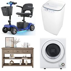 Pallet - 12 Pcs - Laundry, Unsorted, Bathroom, Living Room - Customer Returns - Ktaxon, KAPAS, Furinno, Homfa