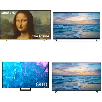 3 Pallets – 29 Pcs – LED/LCD TVs – Refurbished (GRADE A, GRADE B) – Samsung, TCL, LG, Onn