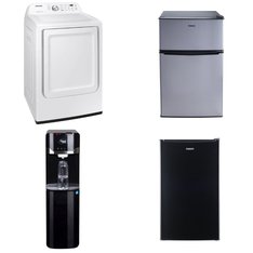 Pallet - 7 Pcs - Humidifiers / De-Humidifiers, Bar Refrigerators & Water Coolers, Laundry, Refrigerators - Customer Returns - HoMedics, Galanz, Samsung, Great Value