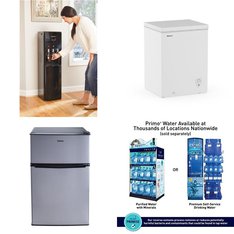 Pallet - 8 Pcs - Bar Refrigerators & Water Coolers, Freezers, Refrigerators - Customer Returns - Galanz, HISENSE, Primo, Primo International