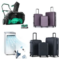 Pallet - 16 Pcs - Luggage, Snow Removal, Air Conditioners, Backpacks, Bags, Wallets & Accessories - Customer Returns - Travelhouse, LiTHELi, Zimtown, Auseo