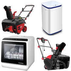 Pallet - 15 Pcs - Luggage, Snow Removal, Laundry, Dishwashers - Customer Returns - Zimtown, PowerSmart, SHOWKOO, Sunbee