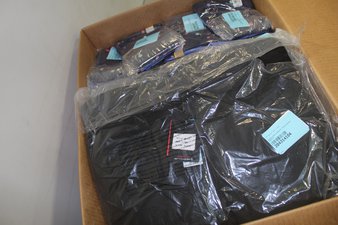 1 Parcel Box – 21 Pcs – Like New and New Apparel – T-Shirts, Polos, Sweaters – JC Penney