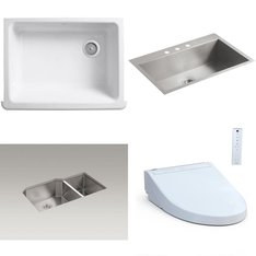 Pallet - 11 Pcs - Kitchen & Bath Fixtures, Hardware - Customer Returns - Kohler, Toto, ProFlo, Miseno
