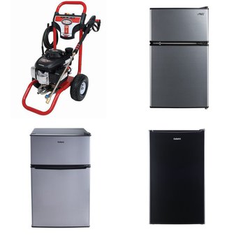 Pallet – 8 Pcs – Refrigerators, Pressure Washers, Bar Refrigerators & Water Coolers – Customer Returns – Galanz, Arctic King, Simpson