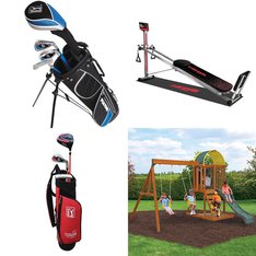 CLEARANCE! 1 Pallet - 16 Pcs - Golf, Exercise & Fitness, Hunting, Patio & Outdoor Lighting / Decor - Customer Returns - PGA TOUR, Logo Brands, Total Gym, Primal Treestands