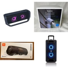 Pallet - 58 Pcs - Accessories, Portable Speakers, Speakers, DVD & Blu-ray Players - Customer Returns - onn., JBL, GE, VIZIO