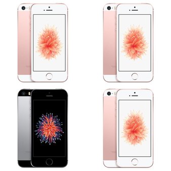 9 Pcs – Apple iPhone SE – Refurbished (GRADE C – Locked) – Models: MLXJ2LL/A, MLY22LL/A – TF, MP7T2LL/A – TF, MQ502LL/A