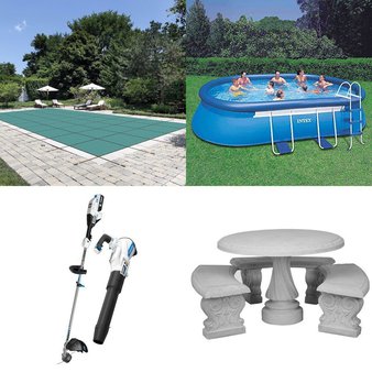 CLEARANCE! Pallet – 22 Pcs – Other, Trimmers & Edgers, Patio, Camping & Hiking – Customer Returns – Ozark Trail, Athens Stonecasting, The Coleman Company, Inc., Mm