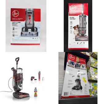 Pallet – 20 Pcs – Vacuums, Accessories, Rugs & Mats – Customer Returns – Hoover, Hart, Dirt Devil, Scosche