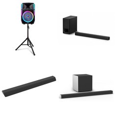 2 Pallets – 27 Pcs – Speakers, Home Theatre In a Box – Customer Returns – ION Total, VIZIO, Sony