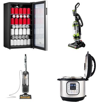 Pallet – 16 Pcs – Vacuums, Single Cup Brewers, Refrigerators – Open Box Customer Returns – Bissell, Keurig, Arctic King, Hamilton Beach