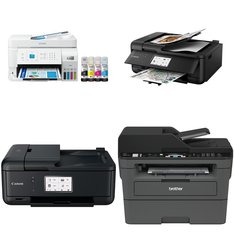 Pallet - 32 Pcs - All-In-One, Inkjet, Laser, Networking - Customer Returns - HP, Canon, EPSON, Brother